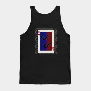 Tribal Art Playing card King / Baybayin word Papa (Father) Tank Top